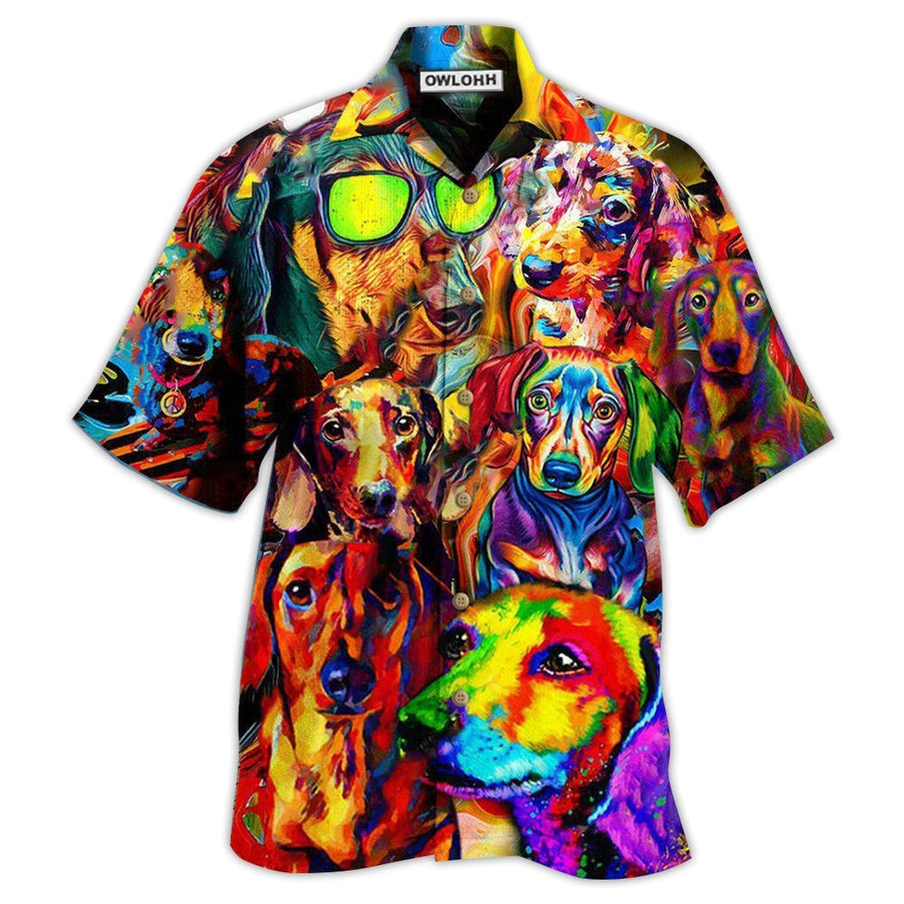 Hawaiian Shirt / Adults / S Dachshund Dogs Is Better With A Dachshund - Hawaiian Shirt 