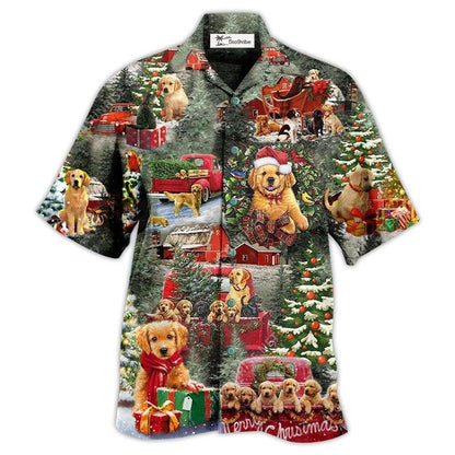 Hawaiian Shirt / Adults / S Beagle Dogs Love Christmas Every Time - Hawaiian Shirt 