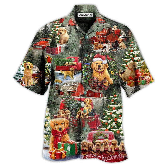 Hawaiian Shirt / Adults / S Beagle Dogs Love Christmas Every Time - Hawaiian Shirt 