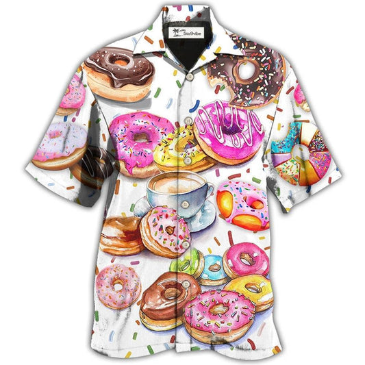 Hawaiian Shirt / Adults / S Donut Delicious Colorful Style - Hawaiian Shirt 