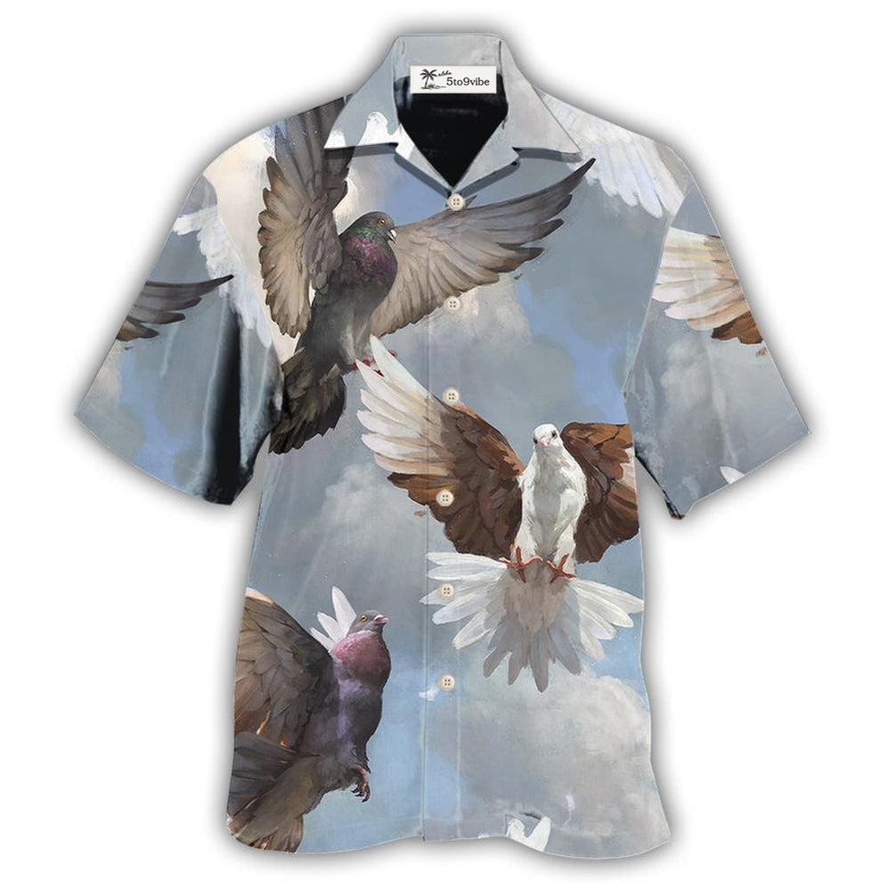 Hawaiian Shirt / Adults / S Dove Beautiful Dove Fly To Sky - Hawaiian Shirt 