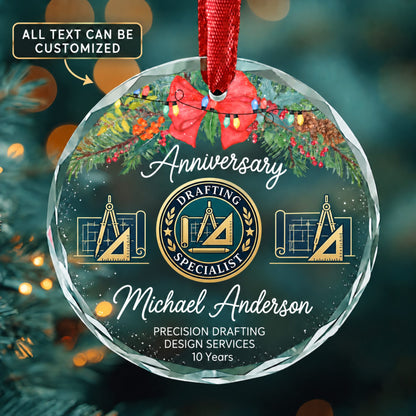 Drafters All Other Personalized Glass Ornament | 5To9Vibe