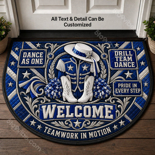 Drill Team Dance Personalized Half Round Mat | 5To9Vibe