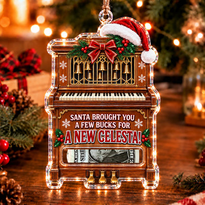Drum Set Christmas money holder ornament