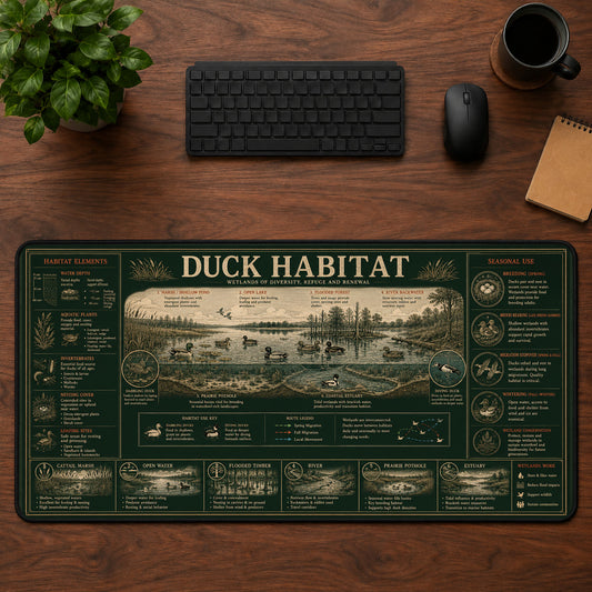 Duck Habitat Desk Mat Mouse Pad | 5To9Vibe