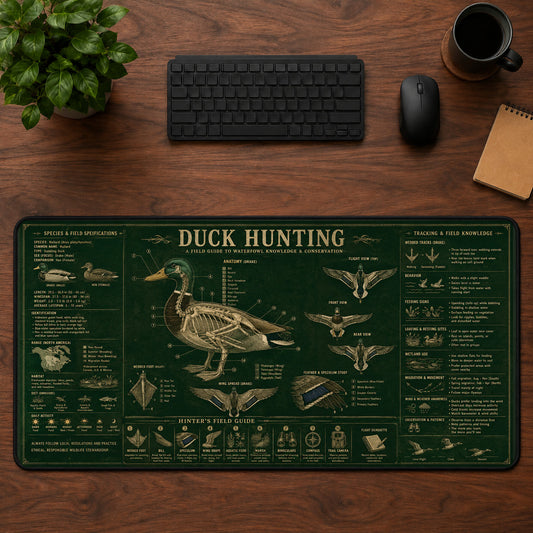 Duck Hunting Desk Mat Mouse Pad | 5To9Vibe