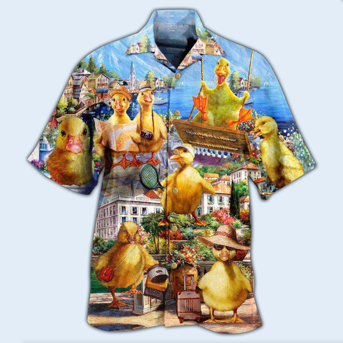 Duck In An Amazing Adventure - Hawaiian Shirt 