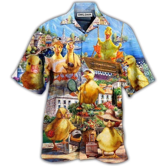 Hawaiian Shirt / Adults / S Duck In An Amazing Adventure - Hawaiian Shirt 