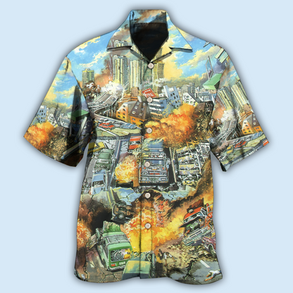Earthquake Vintage Amazing - Hawaiian Shirt 