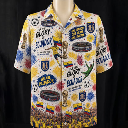 All Teams World Cup Champion Football Soccer Unisex Button-Up Hawaiian Shirt For Men & Women