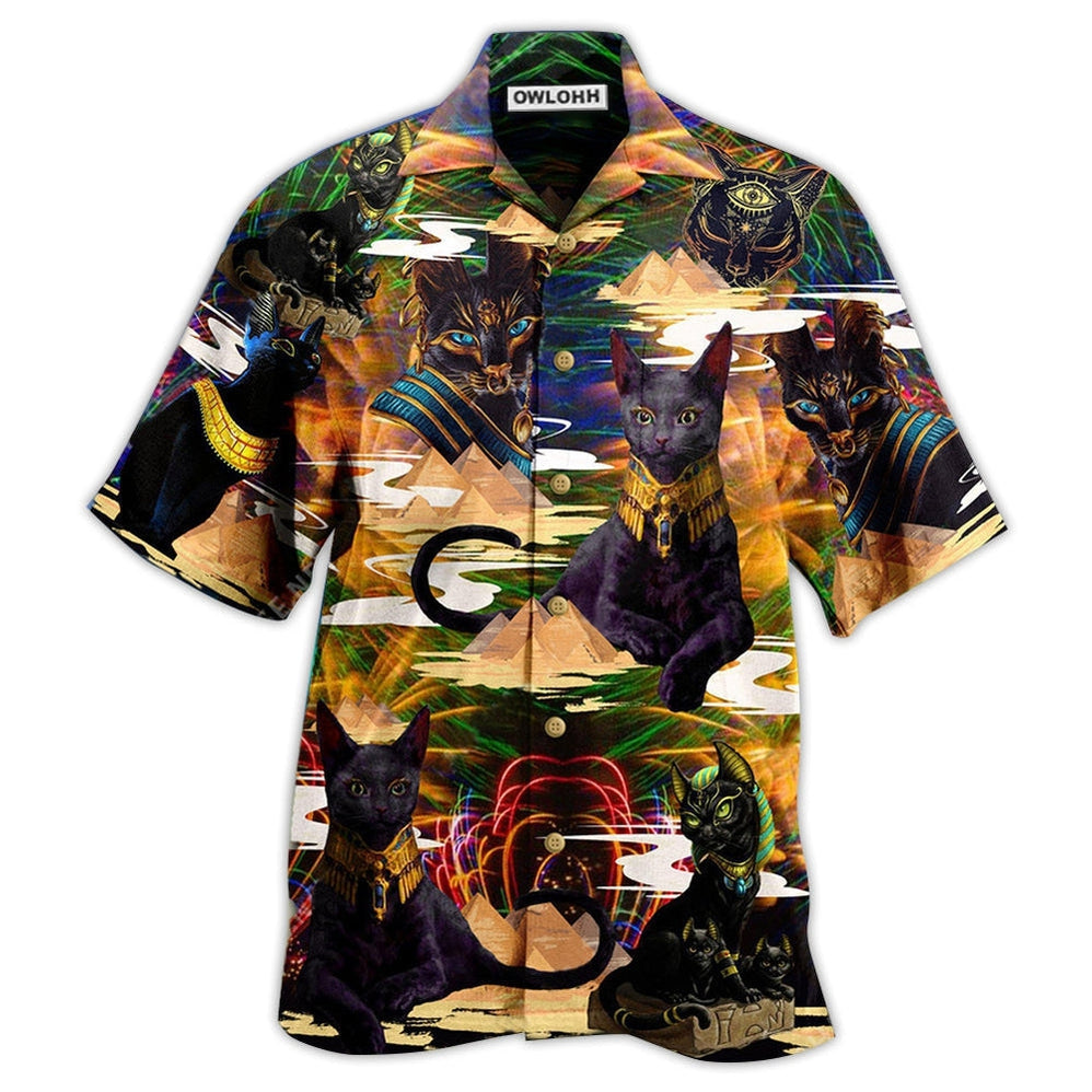 Hawaiian Shirt / Adults / S Cat Egypt Awesome Egyptain - Hawaiian Shirt 