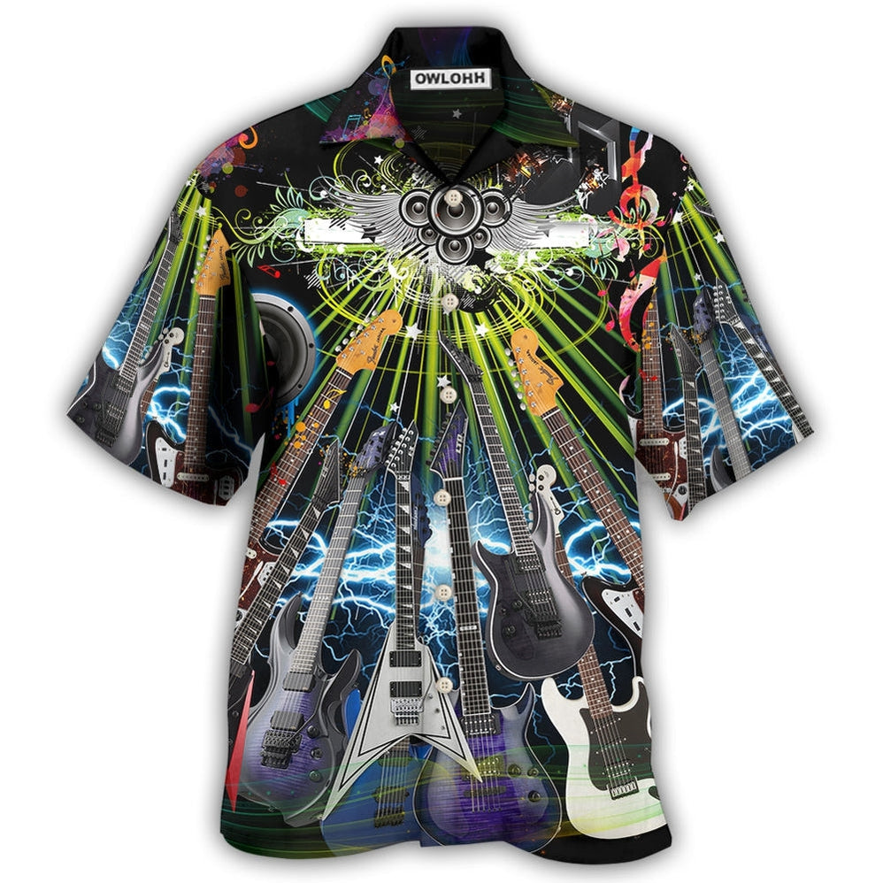 Hawaiian Shirt / Adults / S Guitar Life With Guitar - Hawaiian Shirt 