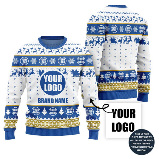 Elegant Custom Logo Ugly Sweater