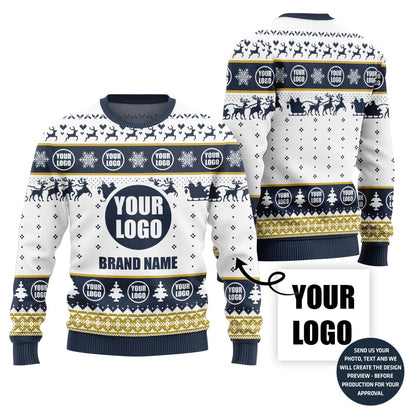 Elegant Custom Logo Ugly Sweater