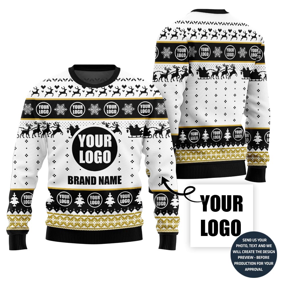 Elegant Custom Logo Ugly Sweater