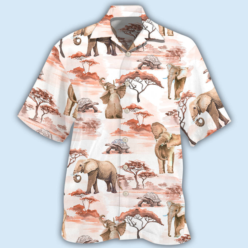 Elephant Cute Elephant Africa - Hawaiian Shirt 