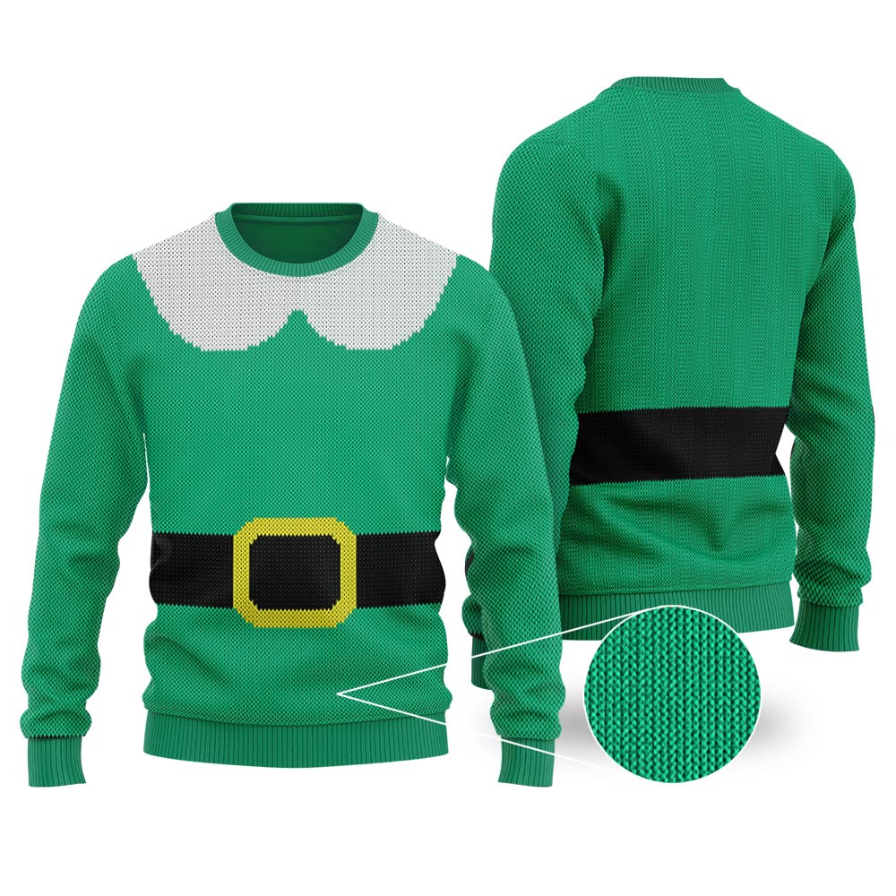 Elf Costume Ugly Christmas Sweater