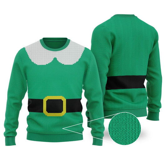 Elf Costume Ugly Christmas Sweater