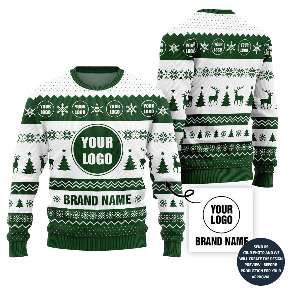 Elite Custom Logo Holiday Sweater