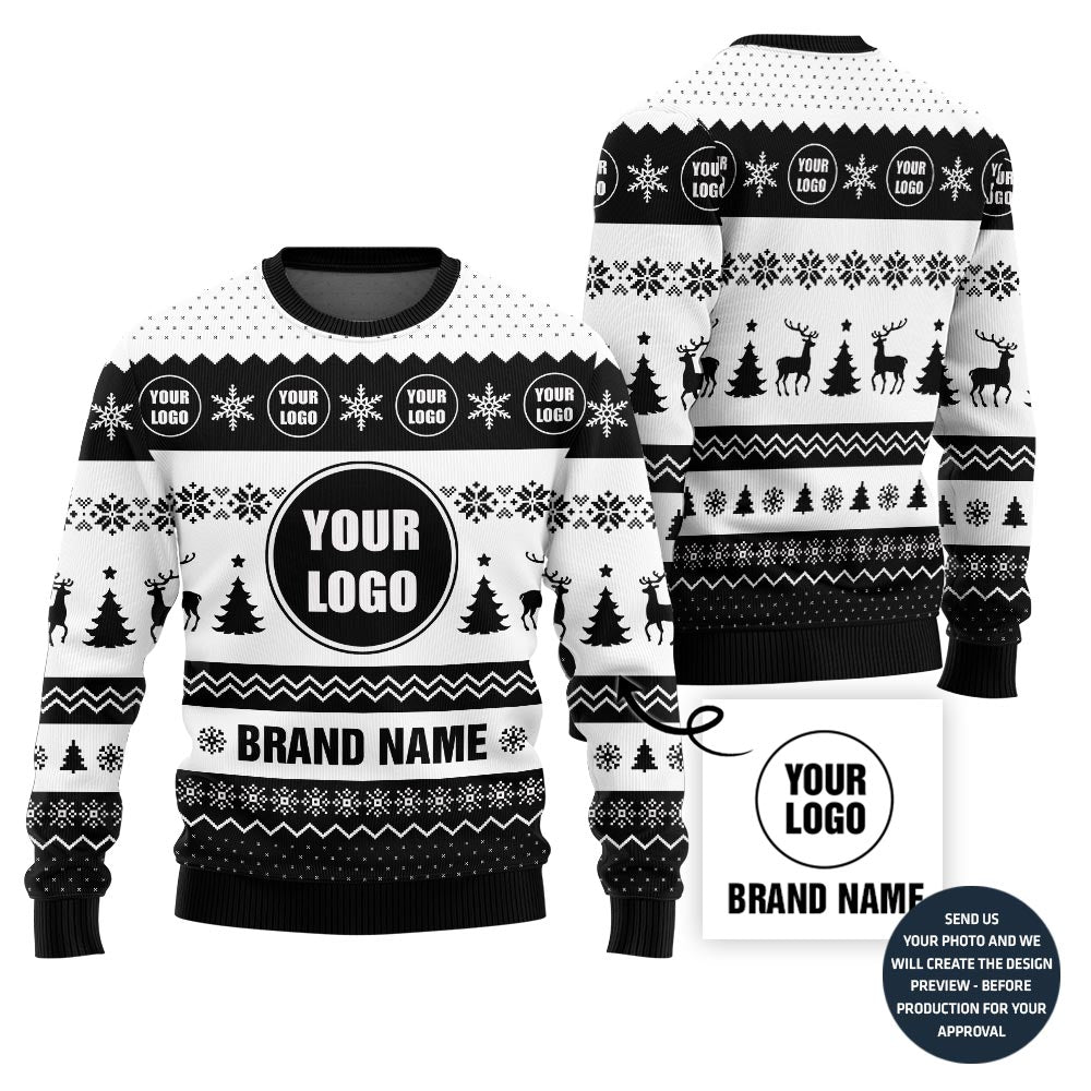 Elite Custom Logo Holiday Sweater