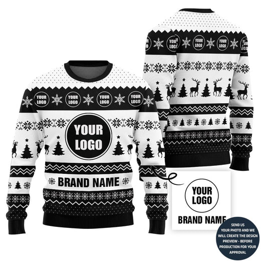 Elite Custom Logo Holiday Sweater