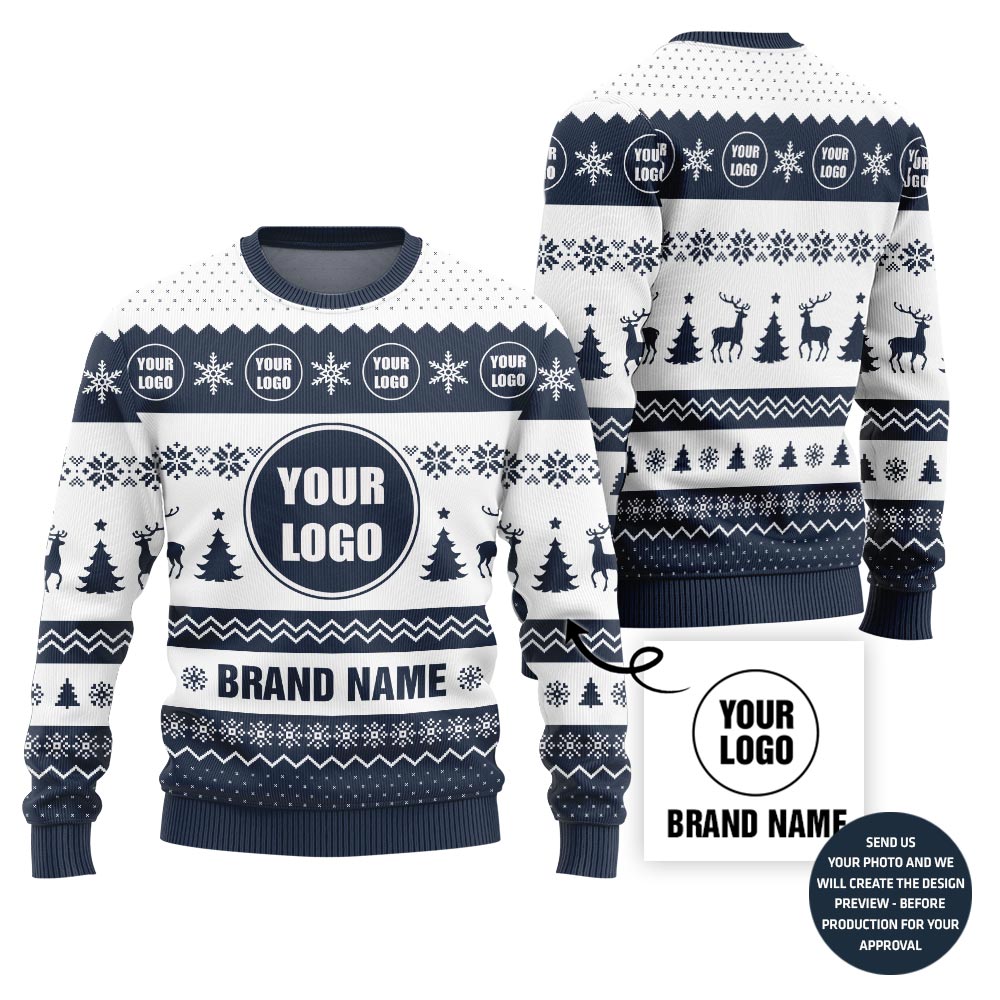 Elite Custom Logo Holiday Sweater