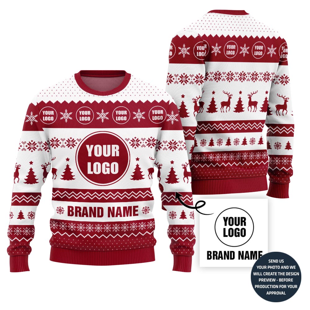 Elite Custom Logo Holiday Sweater