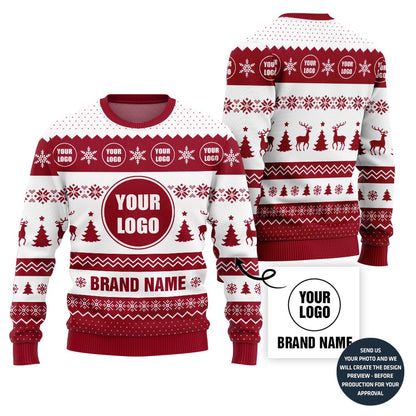 Elite Custom Logo Holiday Sweater