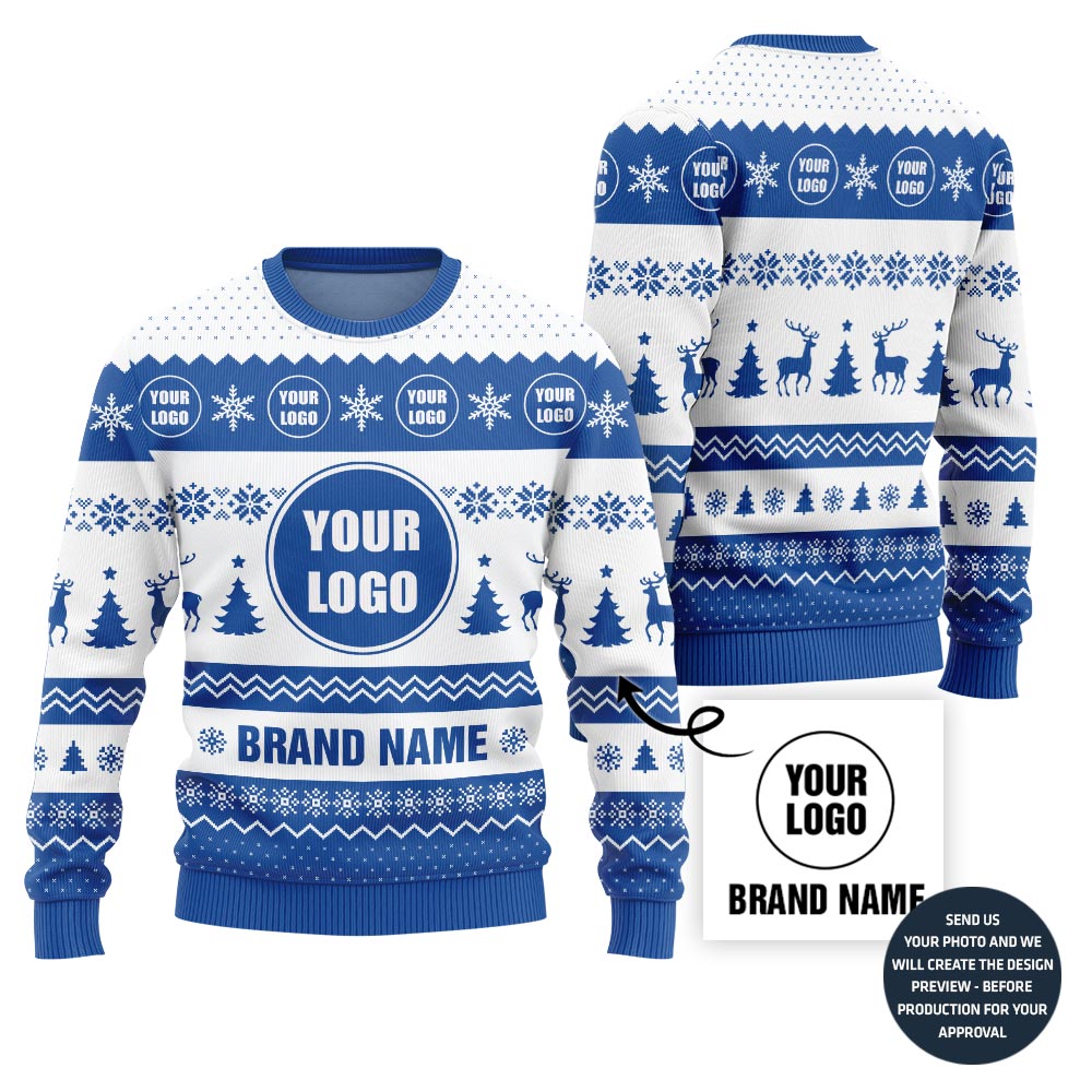 Elite Custom Logo Holiday Sweater