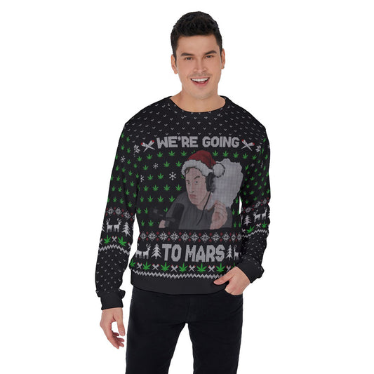 Elon Musk Ugly Christmas Sweater Black