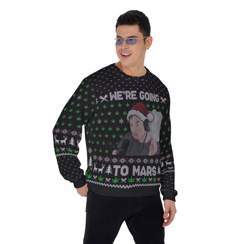 Elon Musk Ugly Christmas Sweater Black