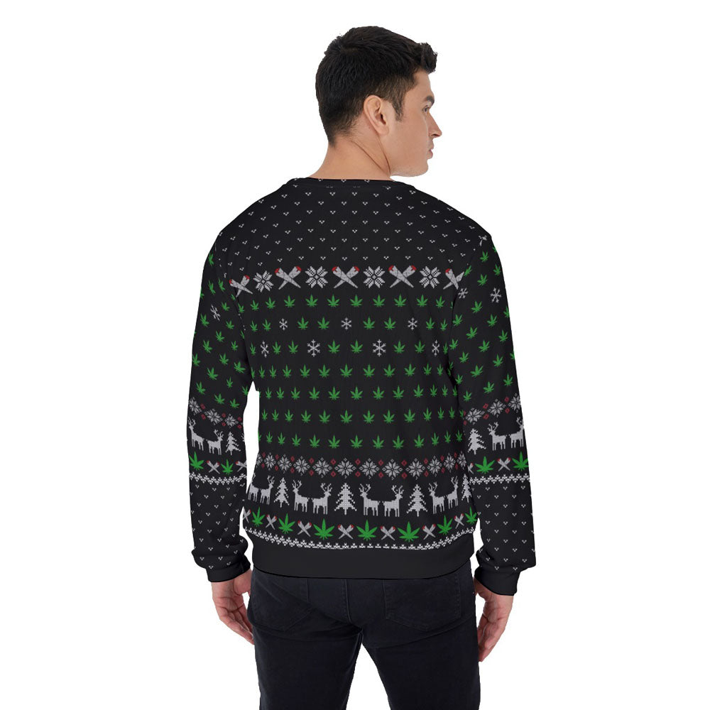 Elon Musk Ugly Christmas Sweater Black