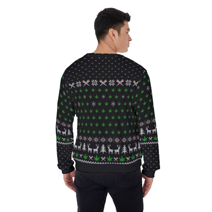 Elon Musk Ugly Christmas Sweater Black
