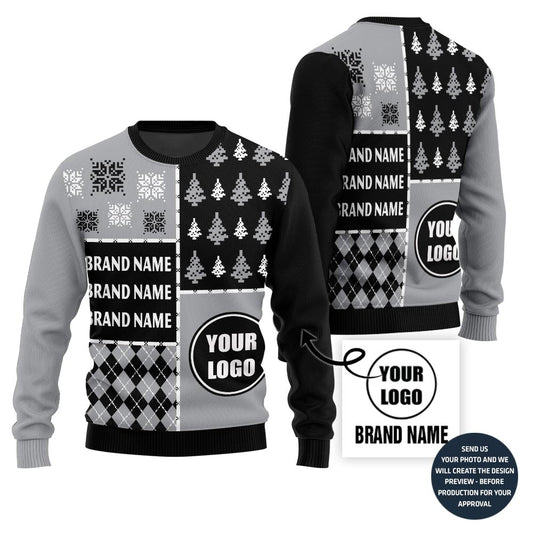 Epic Custom Football Team Logo And Name Ugly Christmas Sweater