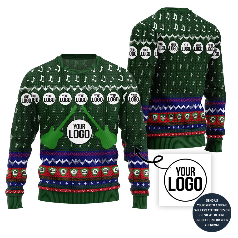 Epic Custom Logo Ugly Christmas Sweater