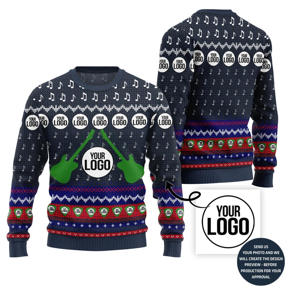 Epic Custom Logo Ugly Christmas Sweater