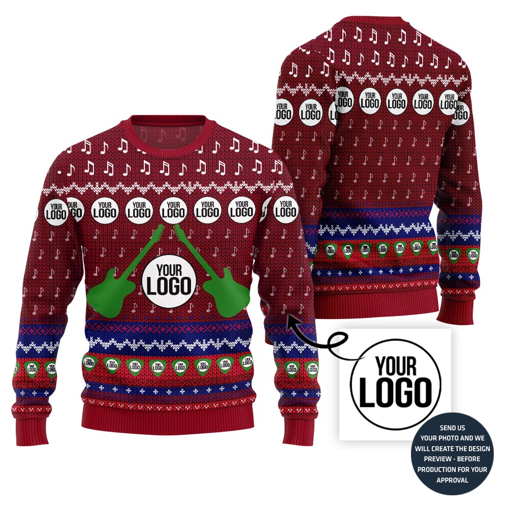 Epic Custom Logo Ugly Christmas Sweater