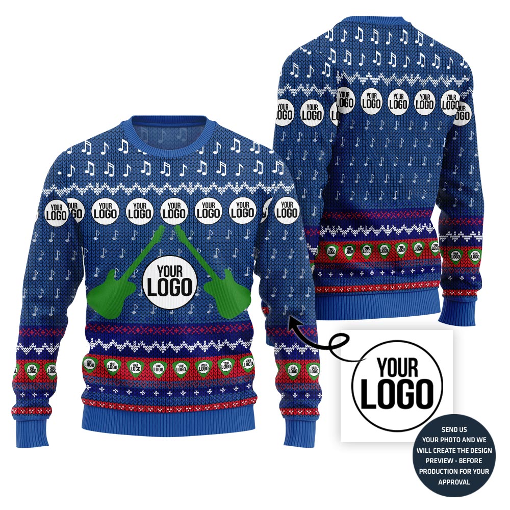 Epic Custom Logo Ugly Christmas Sweater