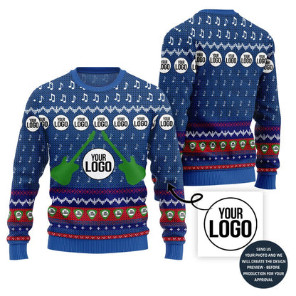 Epic Custom Logo Ugly Christmas Sweater