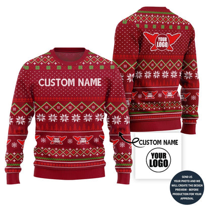 Epic Custom Logo Rock And Roll Ugly Xmas Sweater