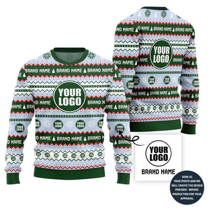 Epic Custom Logo Ugly Christmas Sweater For Brand