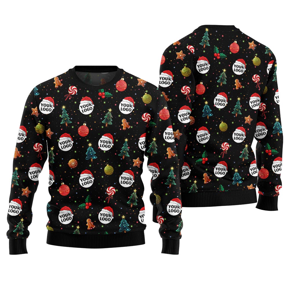 Epic Custom Logo Ugly Xmas Sweater
