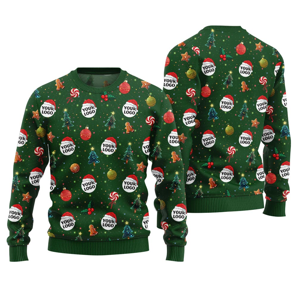 Epic Custom Logo Ugly Xmas Sweater