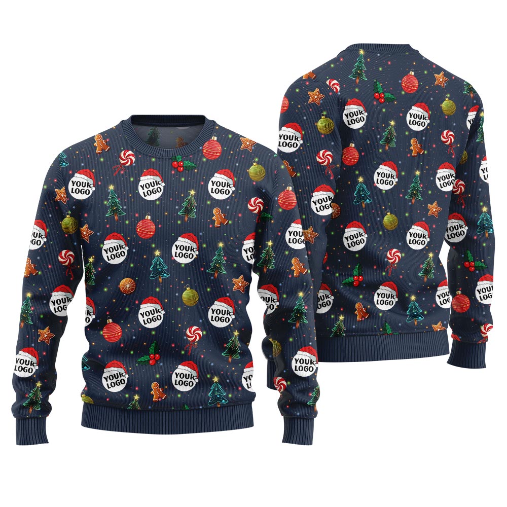 Epic Custom Logo Ugly Xmas Sweater