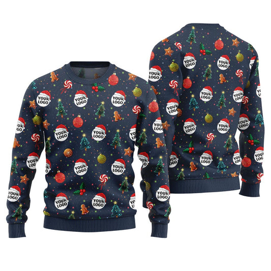 Epic Custom Logo Ugly Xmas Sweater