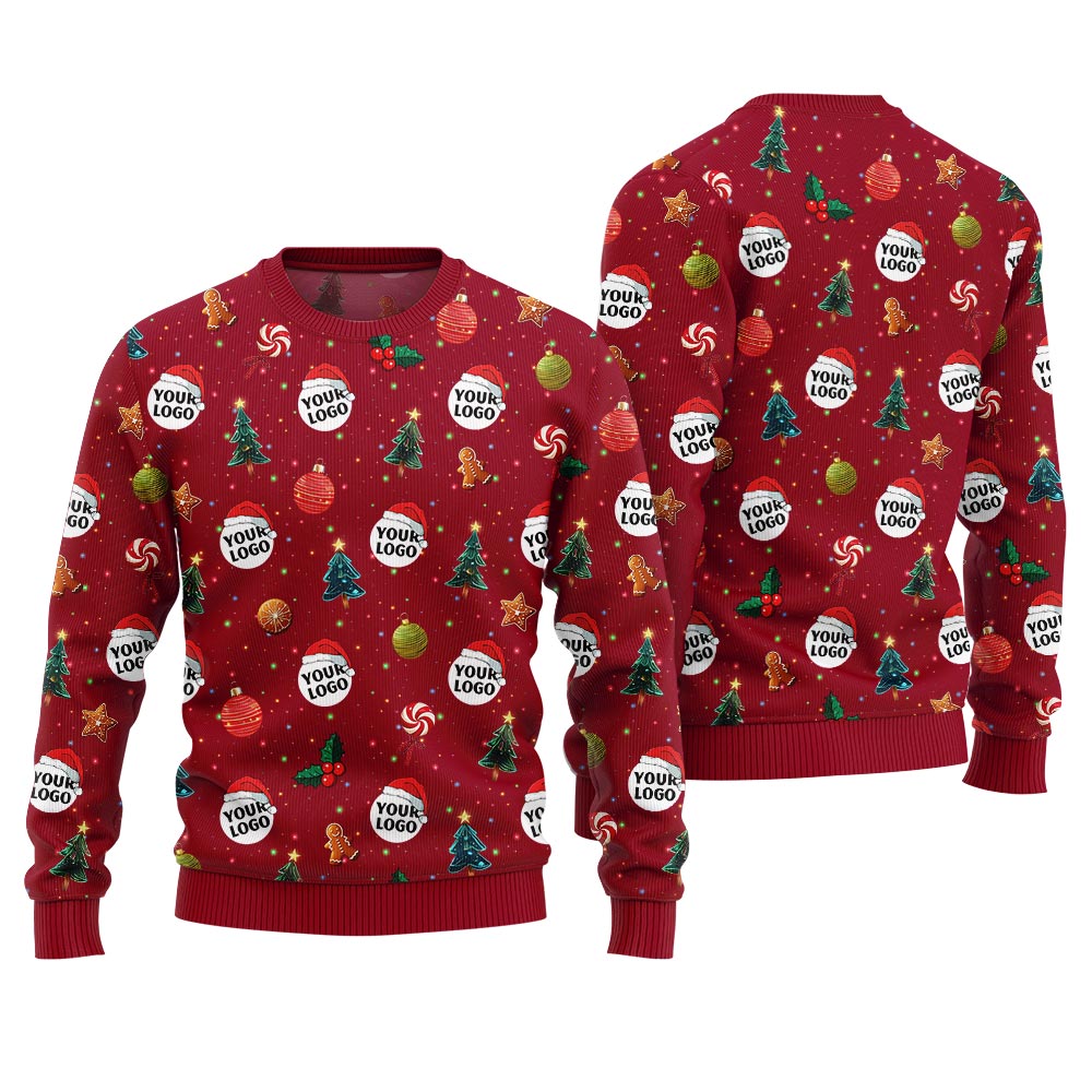 Epic Custom Logo Ugly Xmas Sweater