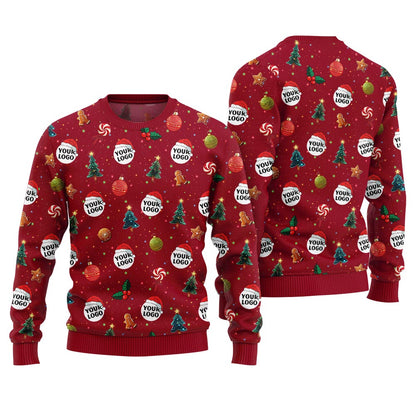 Epic Custom Logo Ugly Xmas Sweater