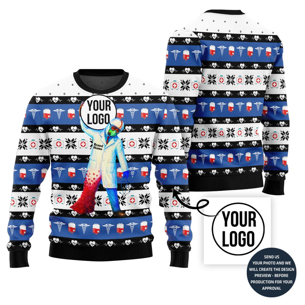 Epic Medical Custom Logo Ugly Christmas Sweater