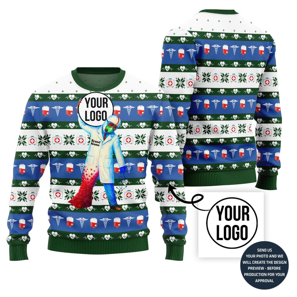 Epic Medical Custom Logo Ugly Christmas Sweater