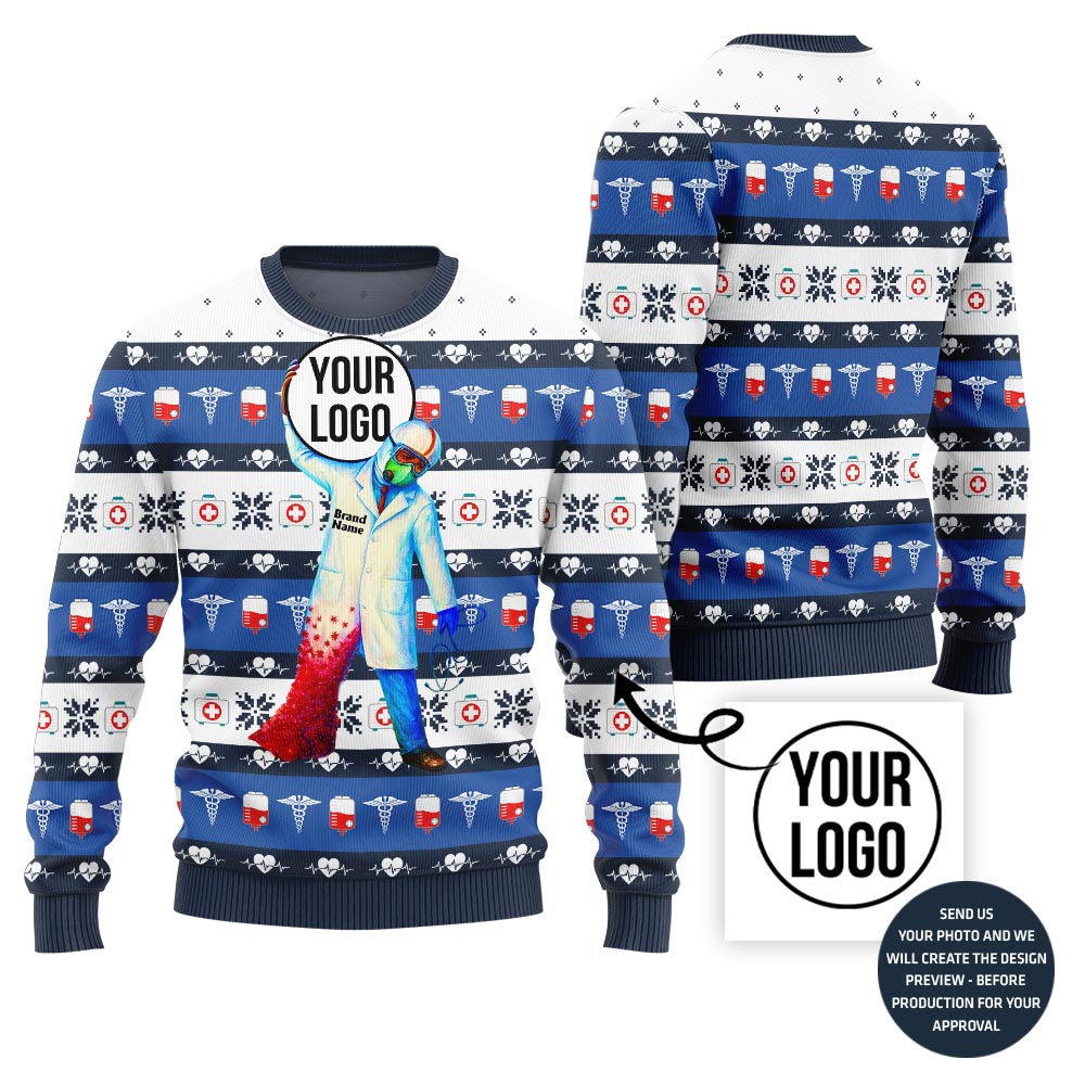 Epic Medical Custom Logo Ugly Christmas Sweater